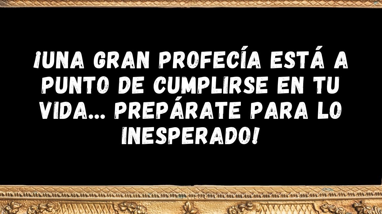 Prepárate para lo inesperado